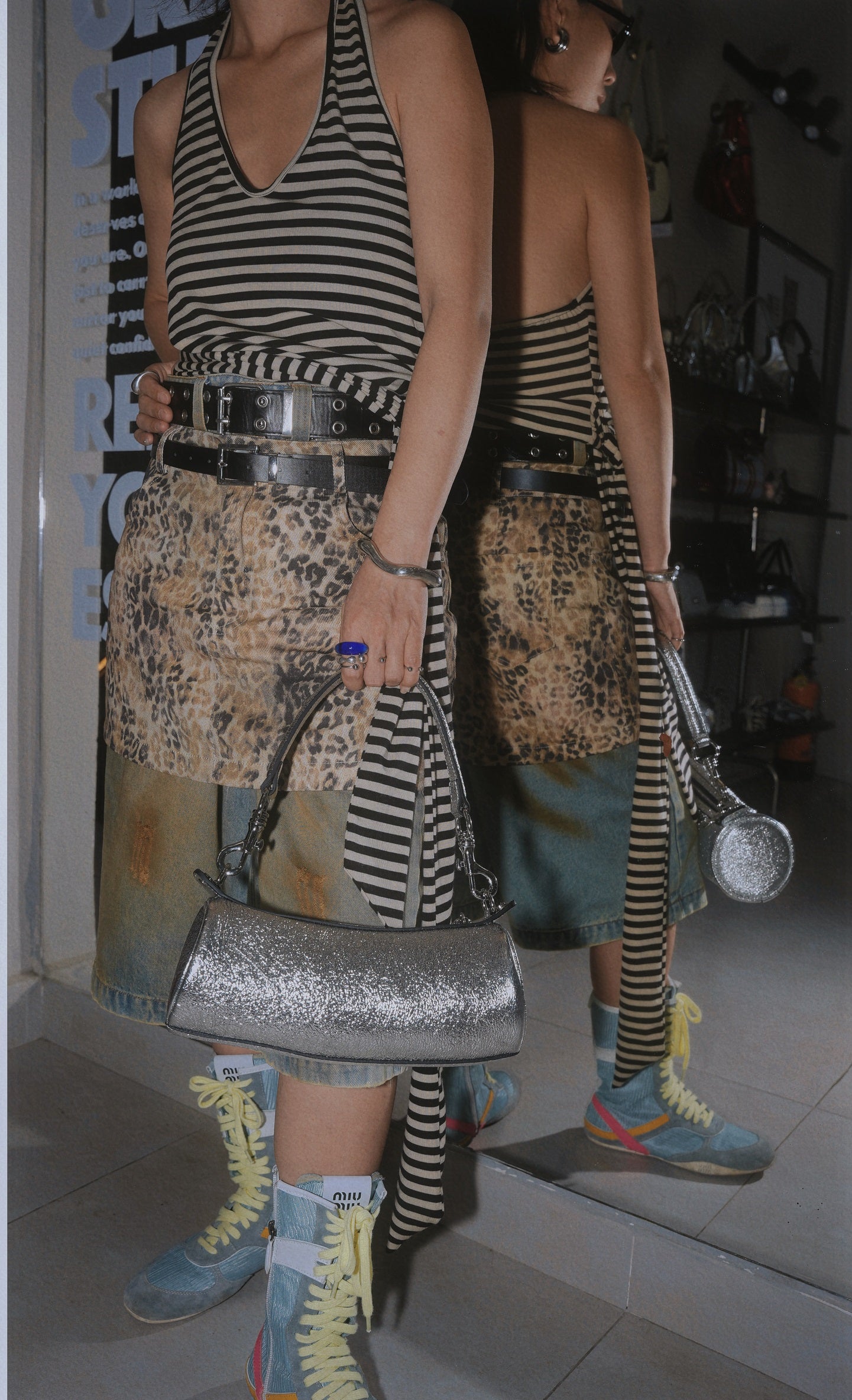 IUBALLET cyber cylinder underarm women's high-end leather handbag - SLATH.