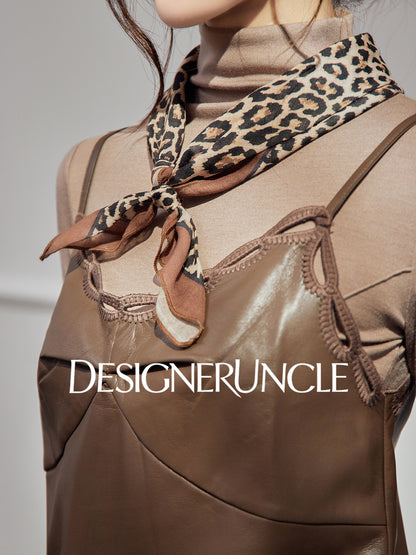 DGU "Wind Hidden Woman" maroon suspender layered slimming layered top - LAYE.