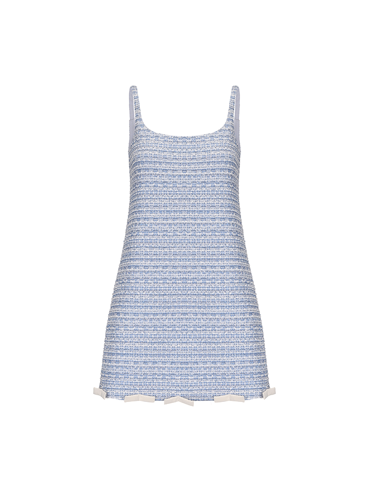 ATELIER MISS LU Ribbon Stitching Mini-fragrance Slip Dress - ARIA.