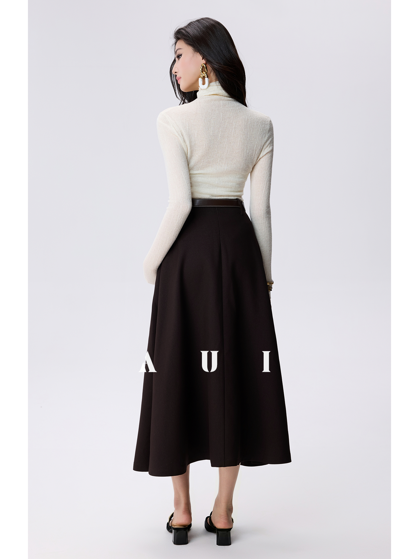 AUI  Blazer Women's New A-Line Skirt Bottom Top Three-Piece Set - Ji-Ho.