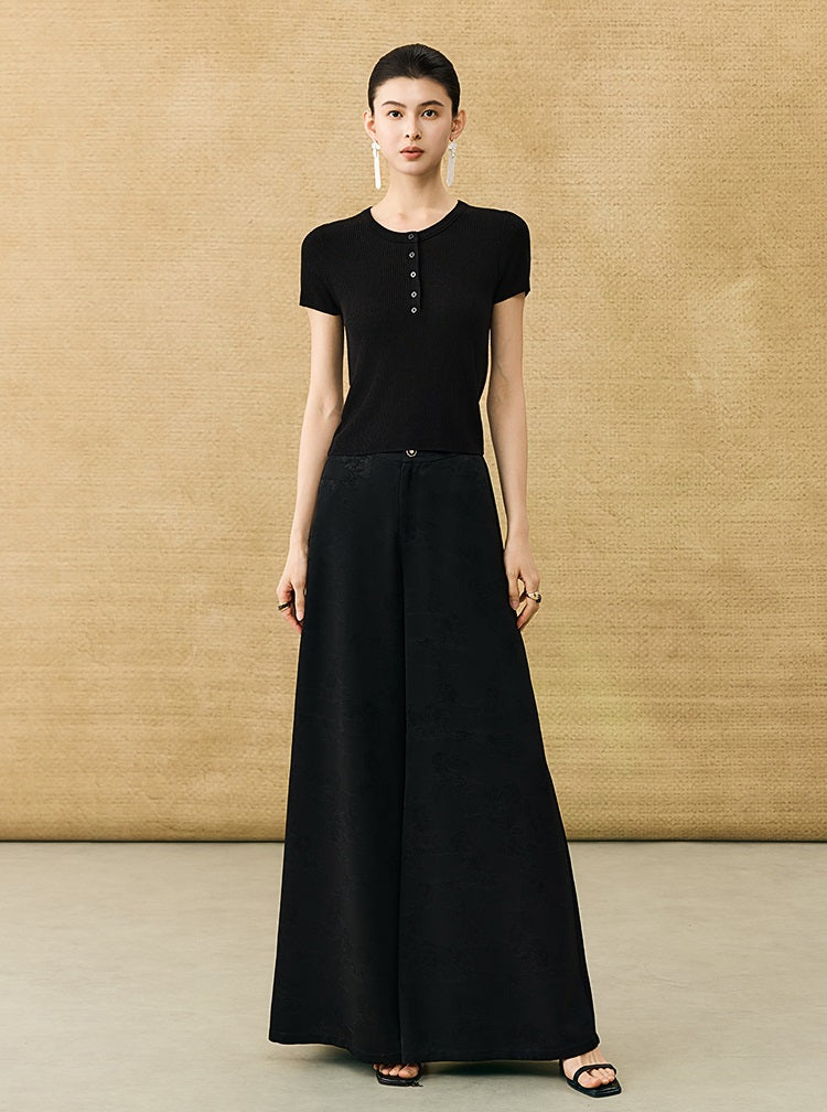 HECO Chinese Versatile Breathable Shoulder Short Sleeve T-Shirt - CEAS.