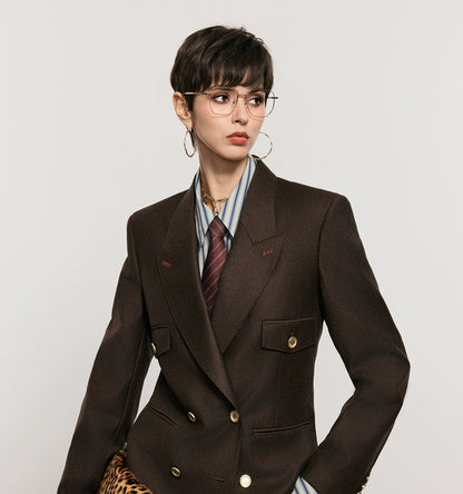ANNASPEAK ROSSO Red Suit Pants Set-ADIO.