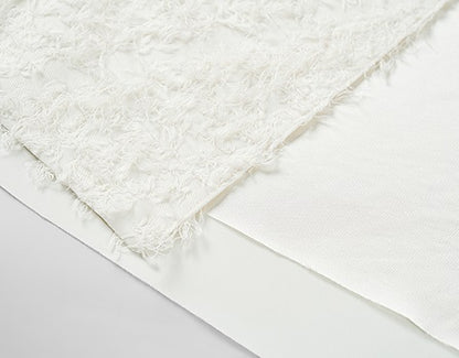 COMME MOI Lu Yan designer's women's satin stitching asymmetrical straight skirt - BILLY.