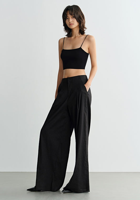 COMME MOI Lu Yan designer new women's clothing tight short pit strip camisole - REIGN.