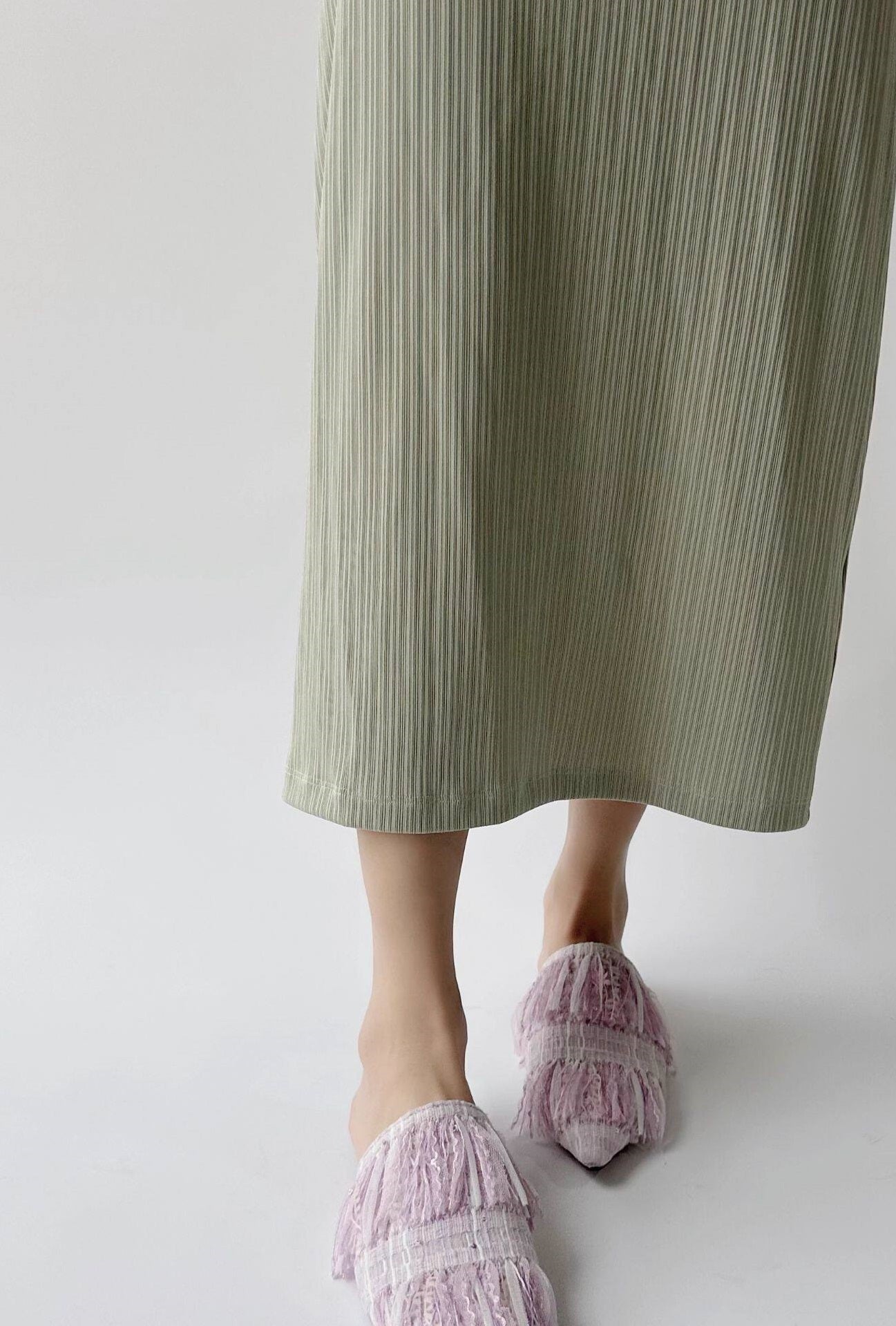 B-FEI pointed toe flat half slippers-SHEVY.