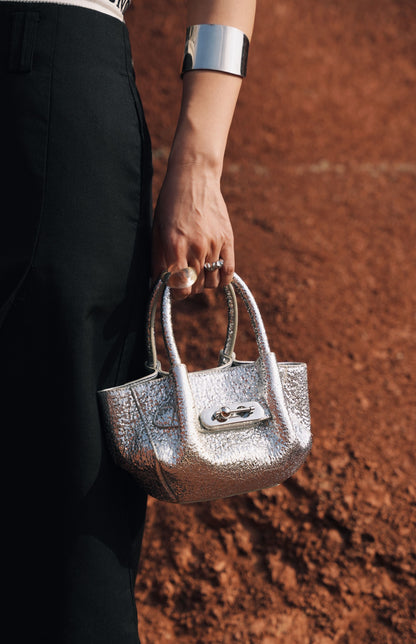 IUBALLET Leather Mini Bucket Bag - PEOPLE.