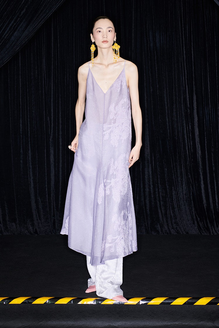 M essential Mackay designer taro jacquard silhouette placket shirt - JESSY.