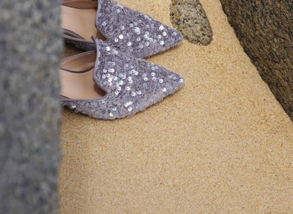 B-FEI pointed toe half slipper-RENG.