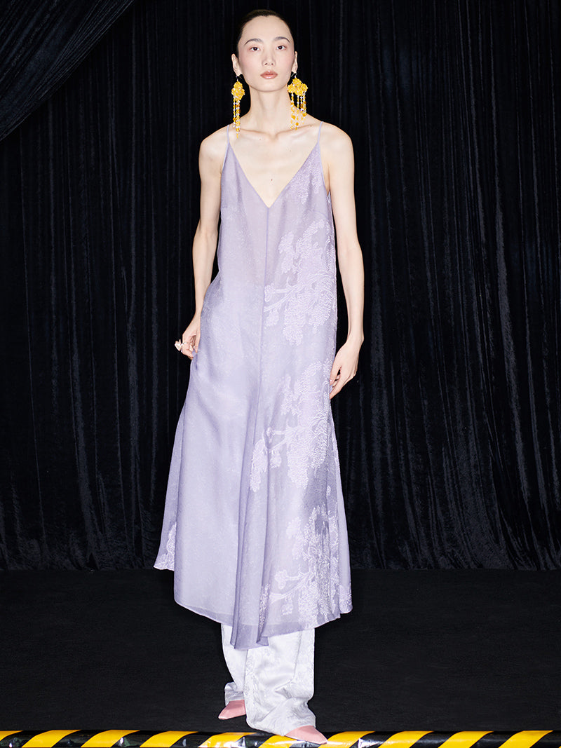 M essential Mackay designer taro jacquard silhouette placket shirt - JESSY.