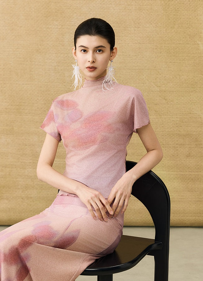 HECO Chinese Gradient Smudge T-Shirt - INIT.