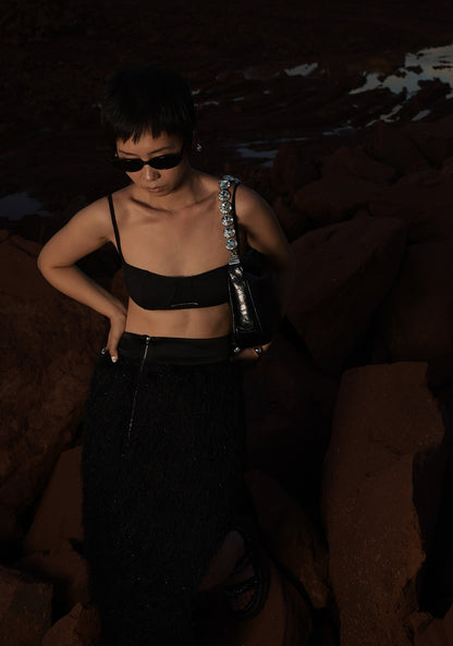 IUBALLET Pinched Light Man Diamond Chain Armpit Bag - GRANT.