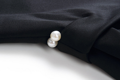 DOLLY Elegant Retro Style Crew Neck Sleeveless Slim Fit High Waist Dinner Dress-KIRSTEN