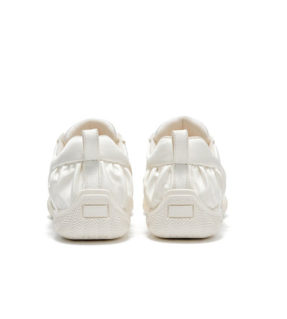 SHOESZOOO Pleated silk cloth casual shoes  - LUKE.