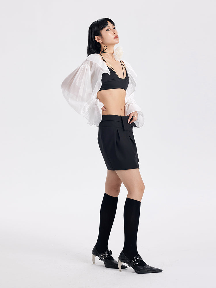 TINY IN thai halter neck deep v strap bra- ARON