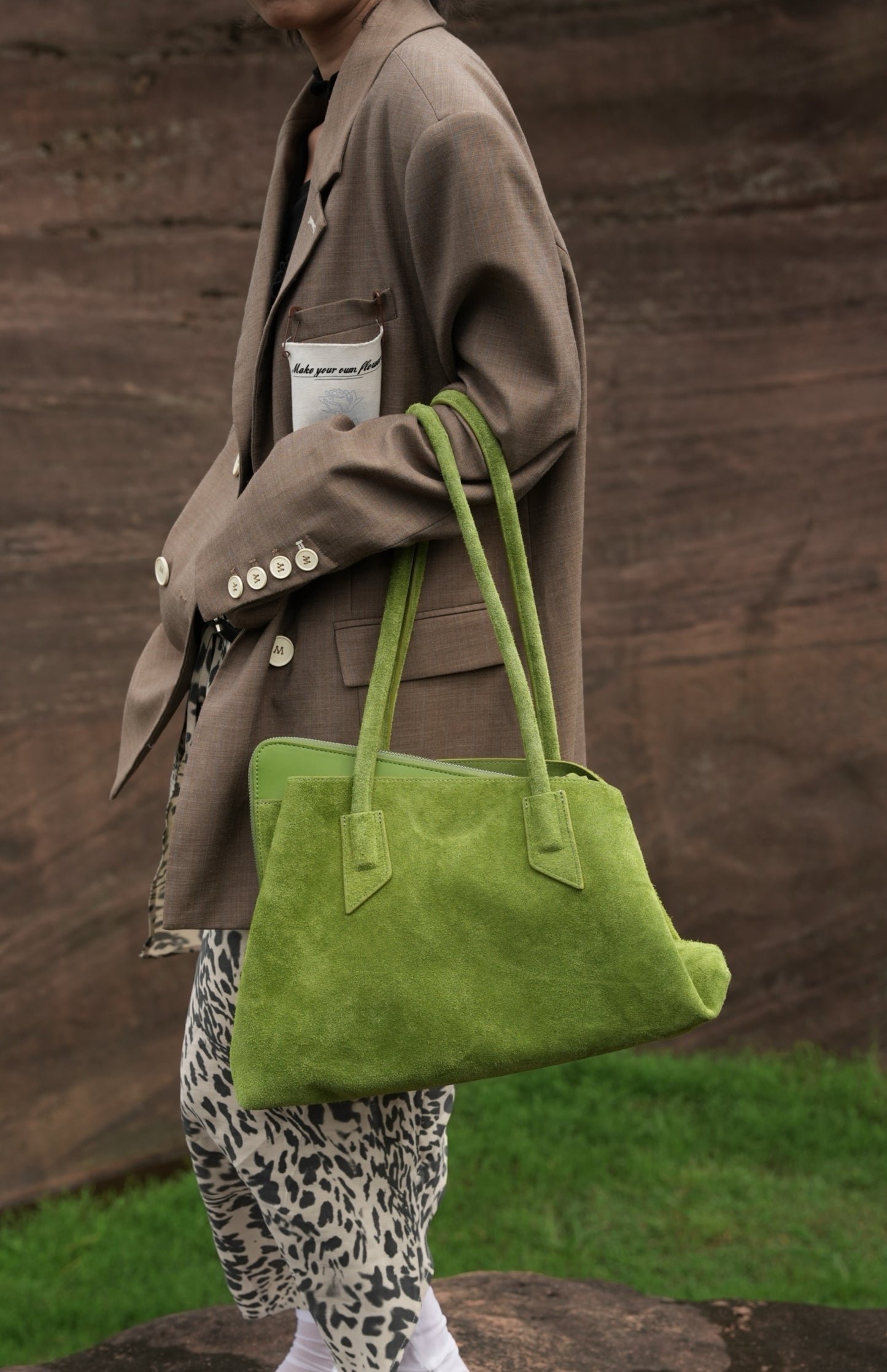 IUBALLET Free Growth: New large-capacity tote leather shoulder bag - MUSIC.