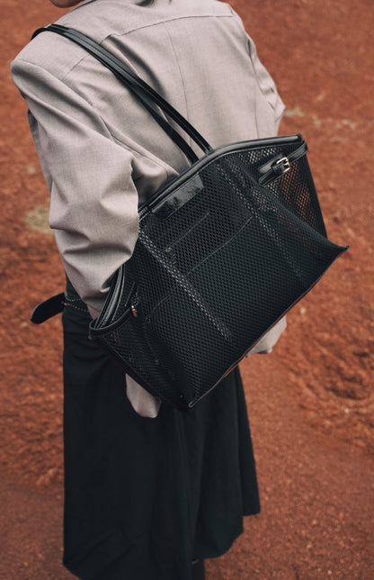 IUBALLET Hepburn Tote Large Black Bag - BUMBLE.