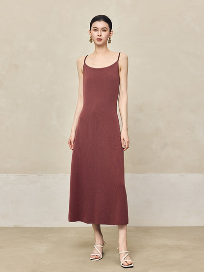 HECO Tencel Knit Soft Slip Dress - ADONIA.