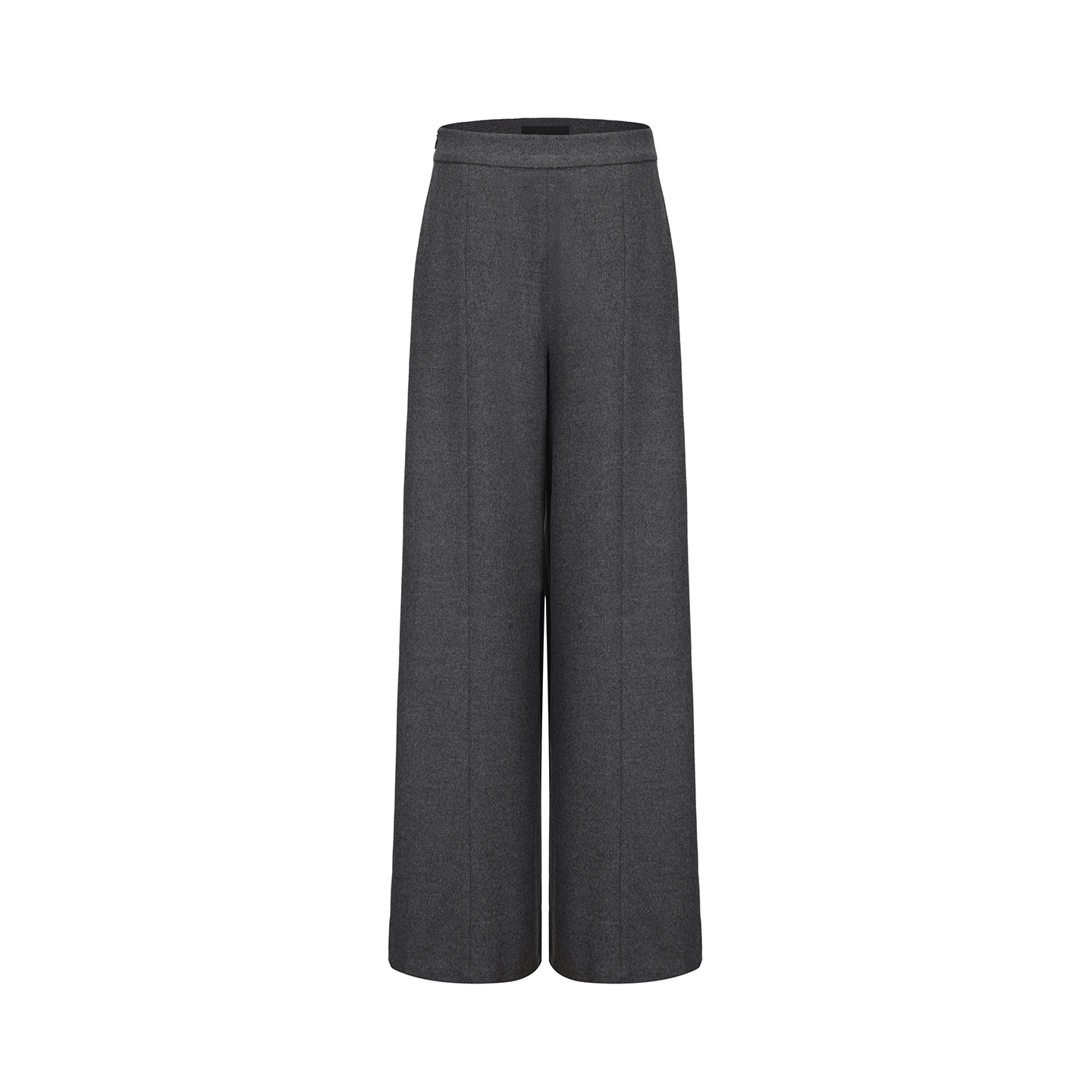 ATELIER MISS LU Sheep Wool Blend Wide-Leg Suit Pants - ISAN