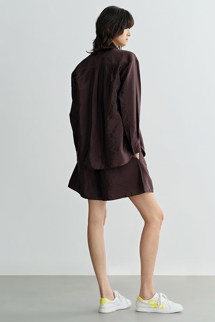 COMME MOI  summer printed decorative piece casual shirt - ELLIE.