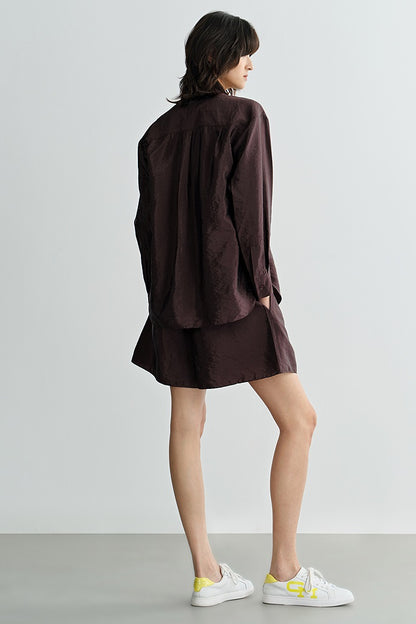 COMME MOI  summer printed decorative piece casual shirt - ELLIE.