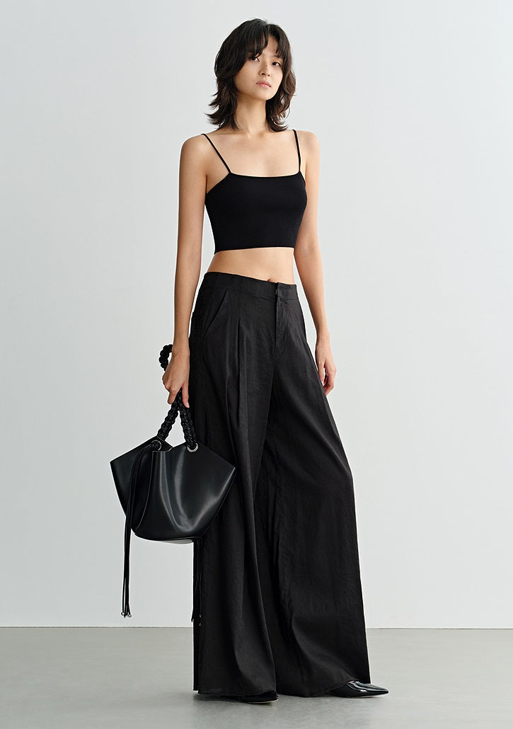 COMME MOI Lu Yan designer new women's clothing tight short pit strip camisole - REIGN.