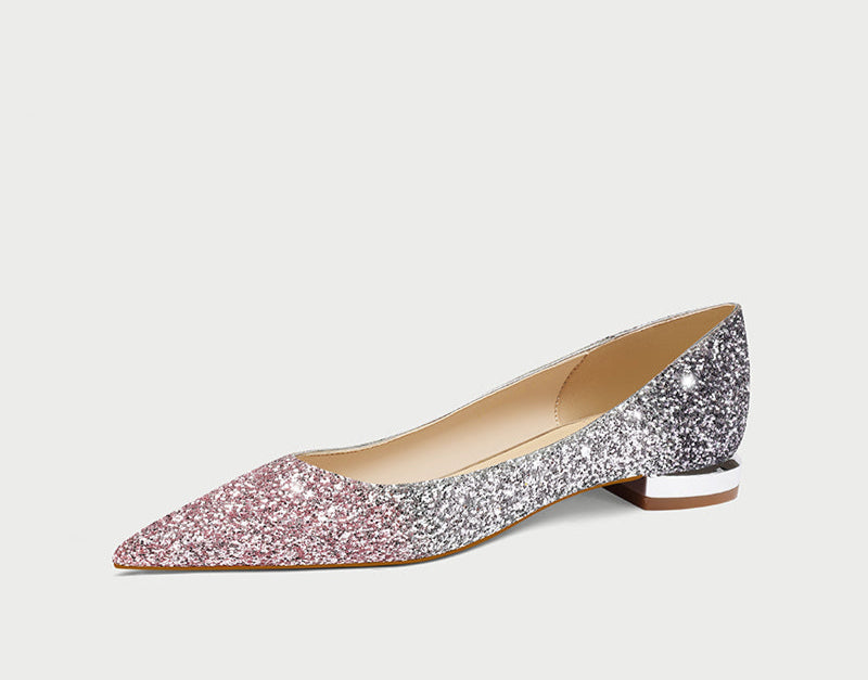 pjjuu crystal new french stiletto wedding shoes -  STAN