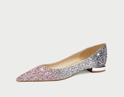 pjjuu crystal new french stiletto wedding shoes -  STAN