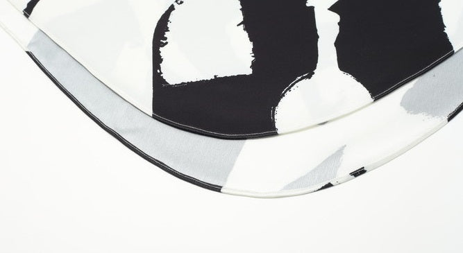 ZHUCHONGYUN Autum Print Sirred Skirt-GAJEEL.