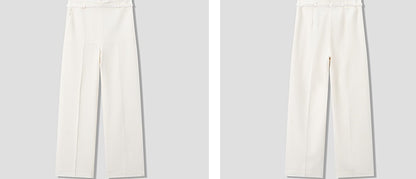 COMME MOI Lu Yan designer's new wool slimming wide-leg pants - ZARIA.