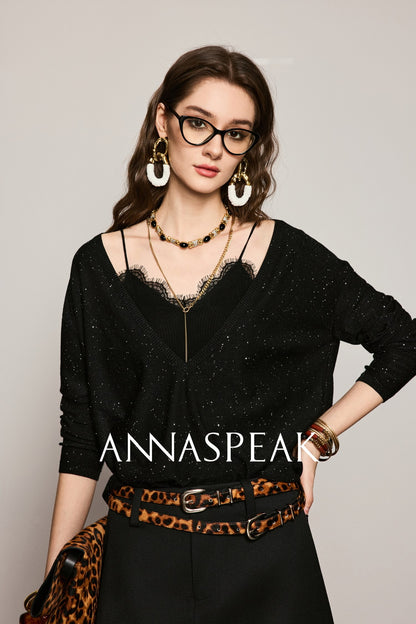 ANNASPEAK original top layer cowhide high-quality texture vintage leopard print belt-NIGE.