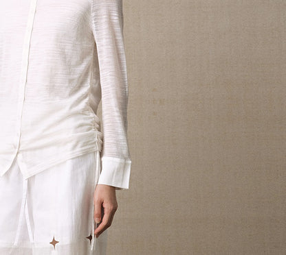 ZHUCHONGYUN new Chinese knitted long-sleeved top-CANSA.