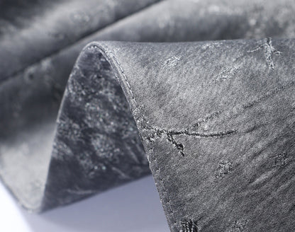 WANGXO Plum Steel Jacquard Suit-Collar Umbrella Waist Vest - VEXIS.