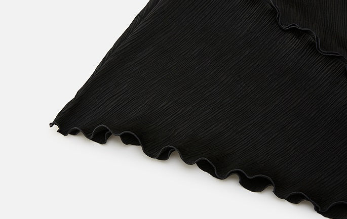 ZHUCHONGYUN contrasting print irregular skirt and top outfit set-ECHO.