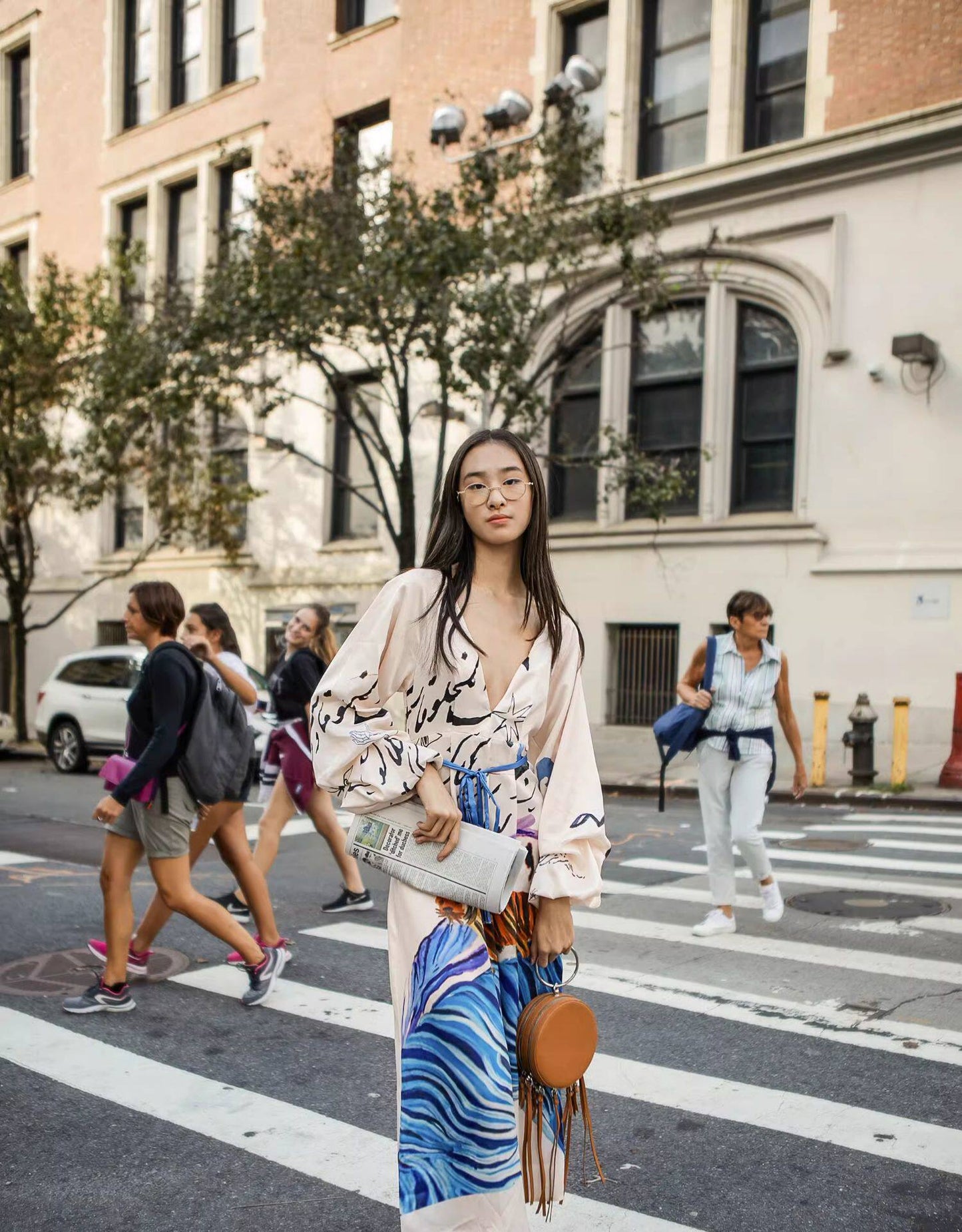 B-FEI Smoked Ruo collaboration Dunhuang series elegant mules slippers-NICKY.