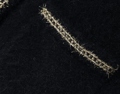 WANGXO | Luxury Peruvian Alpaca Wool Silk Blend Outfit Set of Jacket and Skirt- LANI.