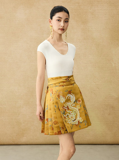 HECO Yarn Dyed Jacquard Short Horse Face Skirt  - RALPH.