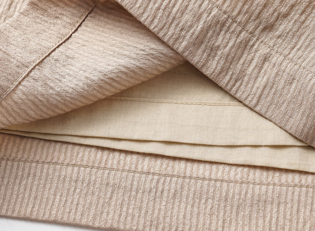 ANNASPEAK pearl gloss texture suit drawstring shorts-GRANS.