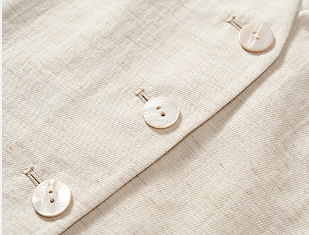 COMME MOI summer breathable V-neck short vest - THORAH.