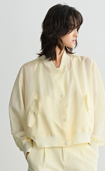 COMME MOI Women's Outdoor Commuter Cropped Jacket - MARY.