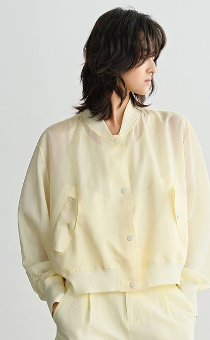 COMME MOI Women's Outdoor Commuter Cropped Jacket - MARY.