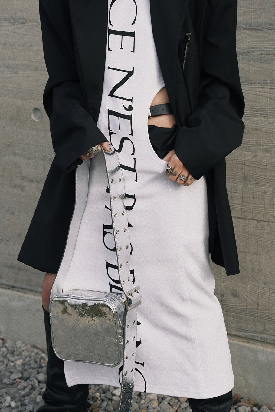 IUBALLET Small Leather Square Bag- GRACE.