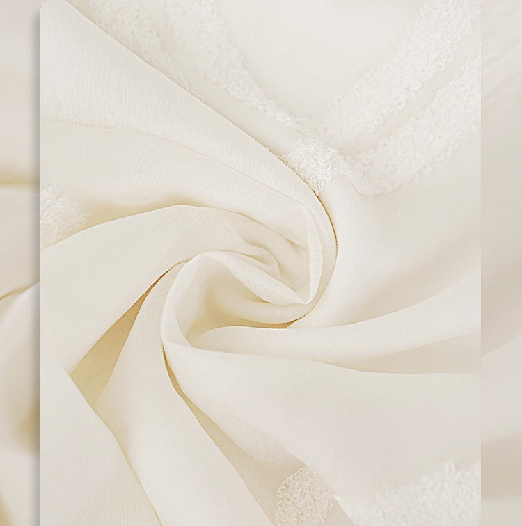 HECO Chinese high-end summer temperament love embroidered skirt - PHYSIC.