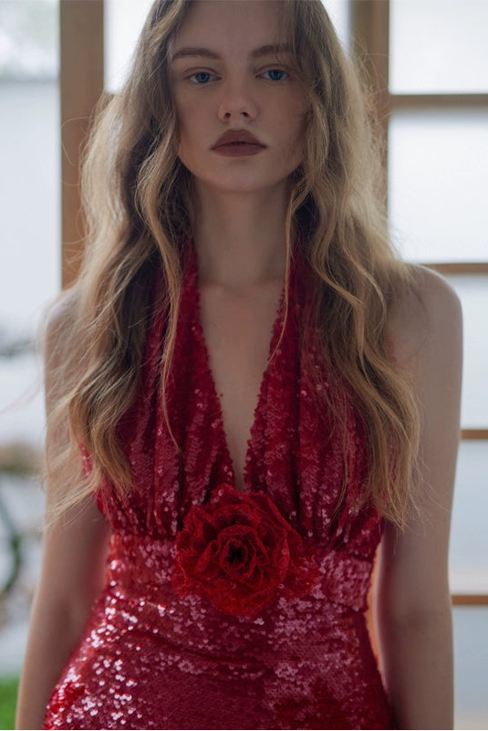 GOUDIN bridal party evening performance dress-IRDONA.
