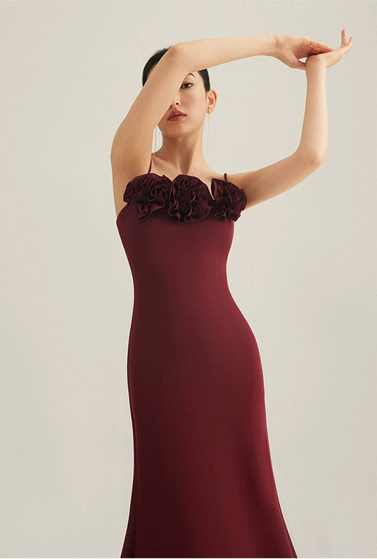 GOUDIN Toast bridal engagement party long evening dress-TONA.