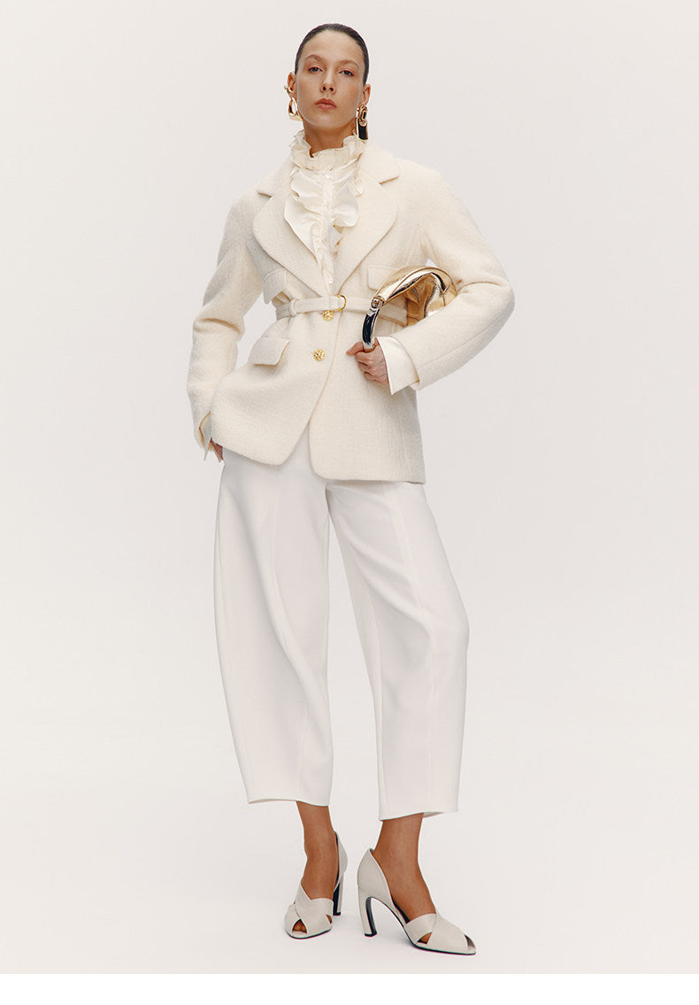 ATELIER MISS LU [After the Drama] New Artistic Scimitar Silhouette Pants - GRAT.