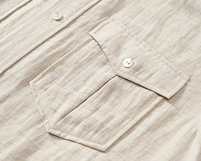 COMME MOI summer women's lapel loose short-sleeved shirt - EEMA.