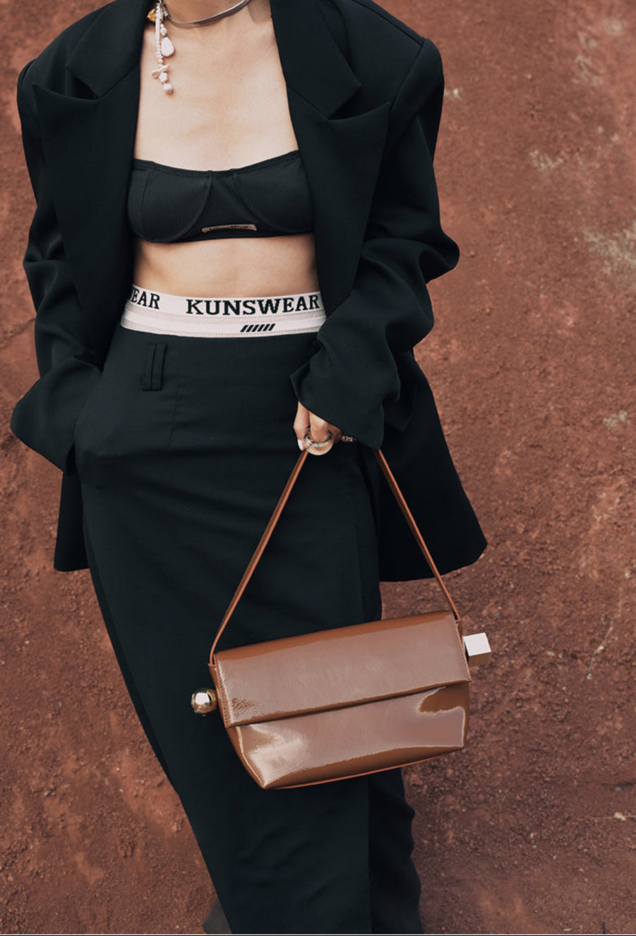 IUBALLET Underarm Small Leather Bag - CHAOS.