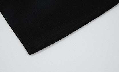 ZHUCHONGYUN black high-neck slim wool knit--AIZAKA.