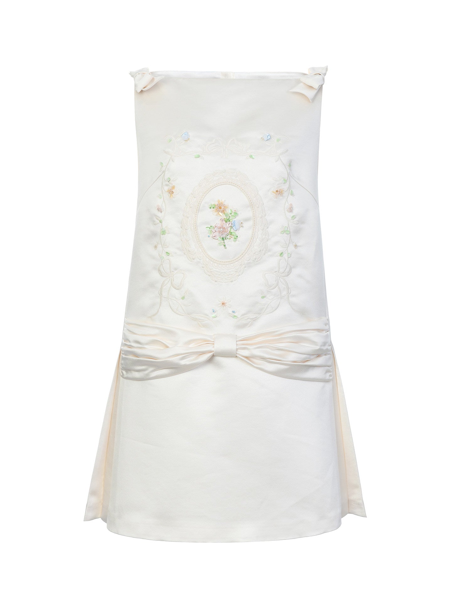 FAME beaded piping embroidered dress - GABRIEL