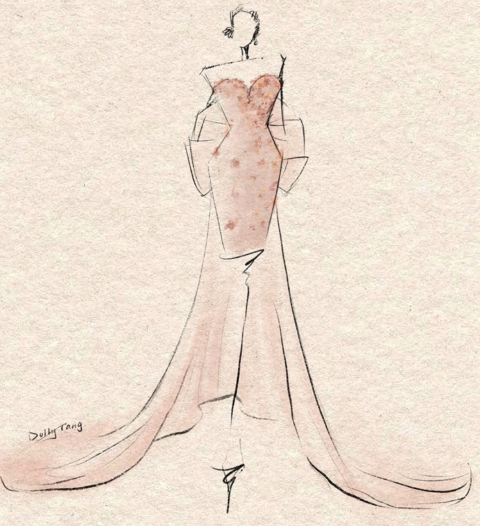 DOLLY Luxury French Style Chest Wrap Flower Sleeveless Backless Short Dress-PALMA